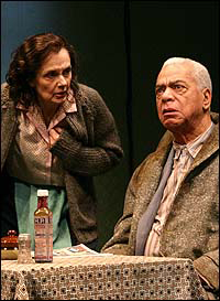 Mary Beth Peil, Earle Hyman in The Celebration and The Room by Harold Pinter